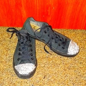 Custom Black Converses